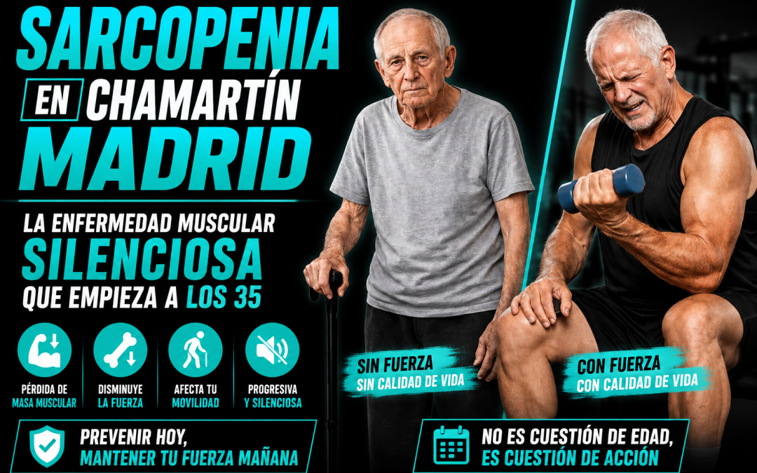 Sarcopenia en Madrid: la enfermedad muscular silenciosa que empieza a los 35 años — y por qué el 19% de los mayores de 65 ya la tiene sin saberlo