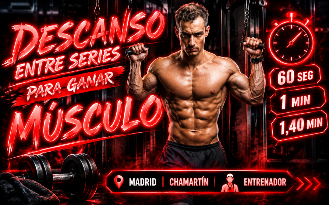 Cuánto descansar entre series para ganar músculo en Madrid: el estudio de hoy que desmonta lo que hace el 80% del gym