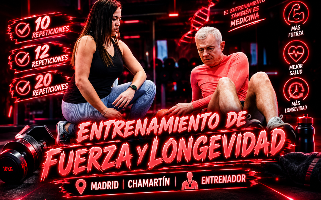Entrenamiento de fuerza y longevidad en Madrid: 90 minutos a la semana reducen la mortalidad un 13% y la demencia un 27%