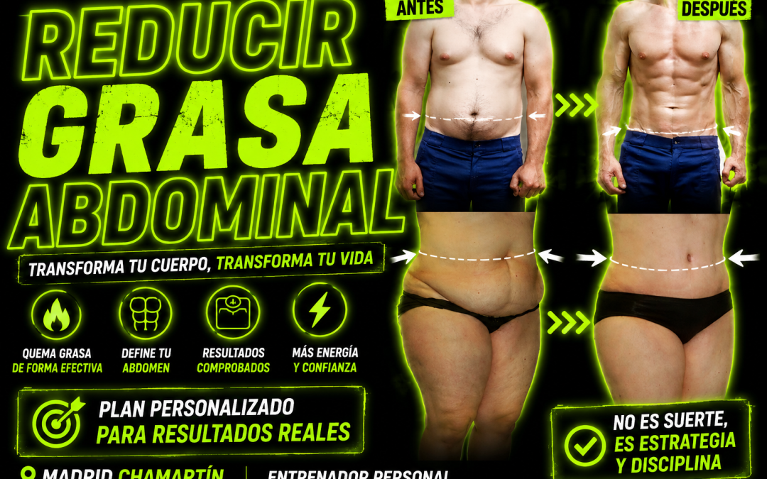 Grasa abdominal en la mediana edad: los 6 cambios en la dieta que la ciencia confirma que funcionan — y el plan en Chamartín